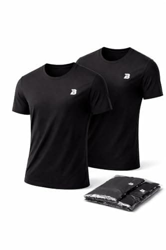 BodyTech Men's Cotton T-Shirt (2 Pack)